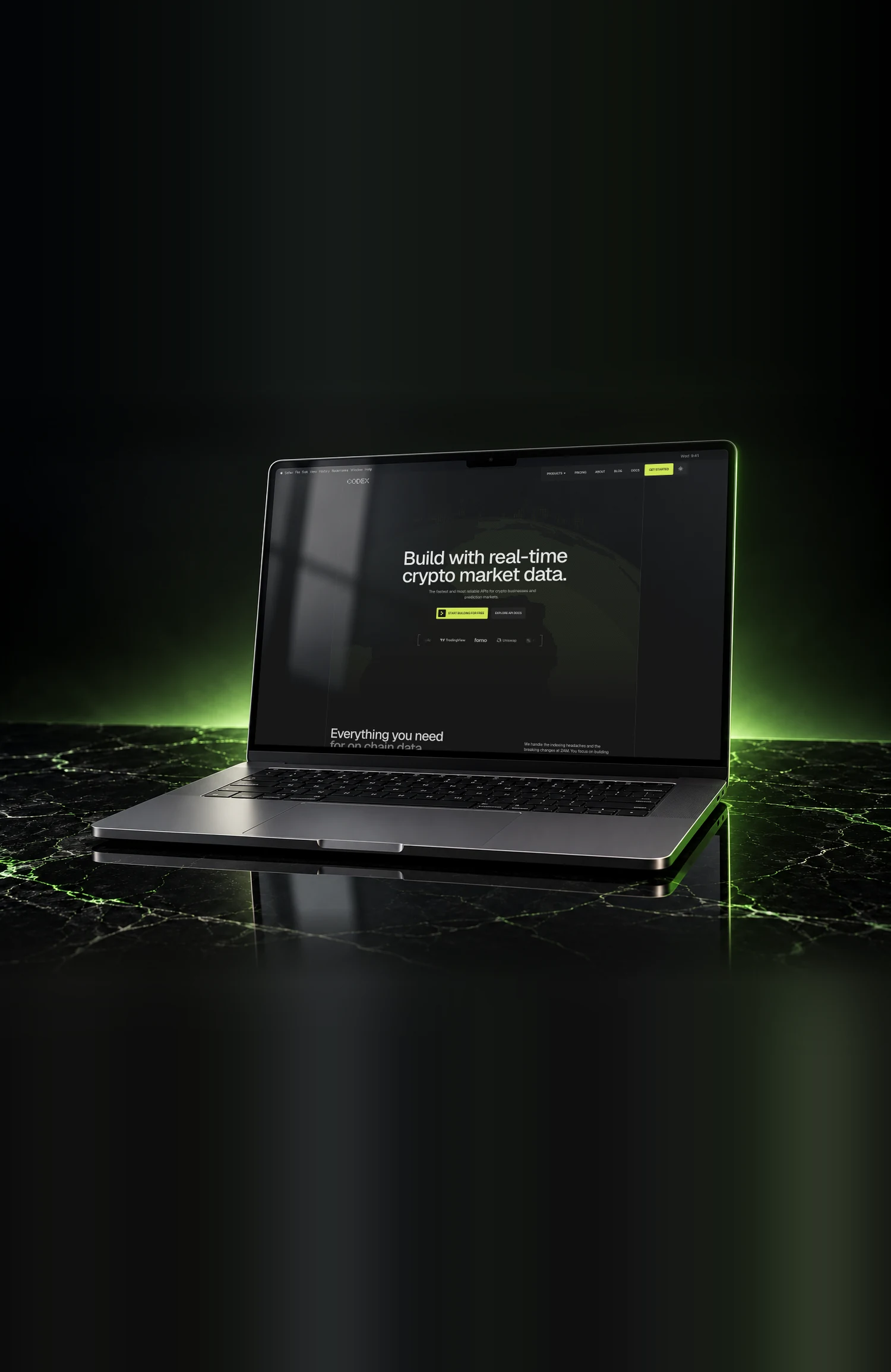 Codex website material