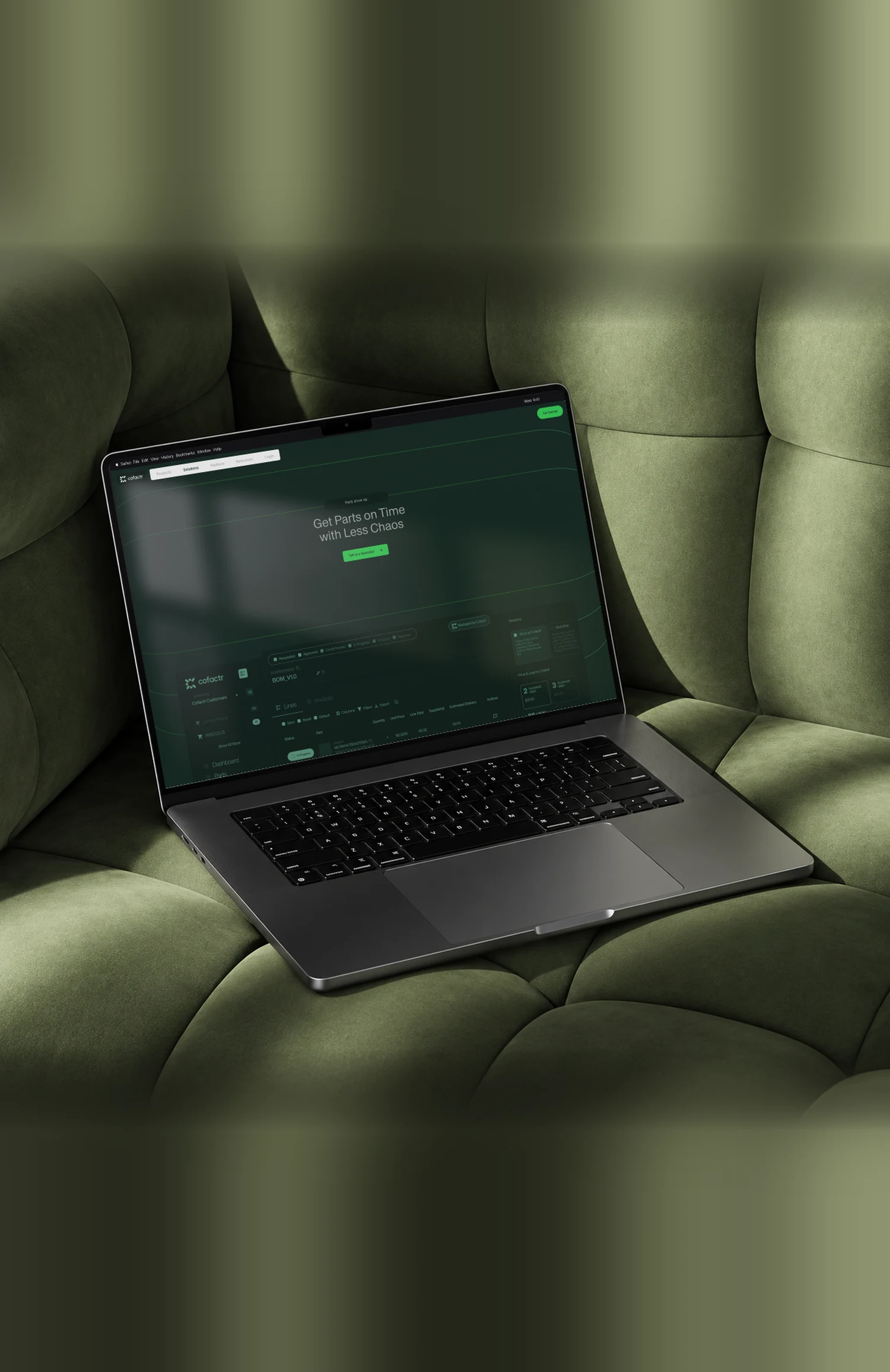 Cofactr website material
